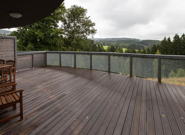Atutem apartamentu prezydenckiego jest spory taras