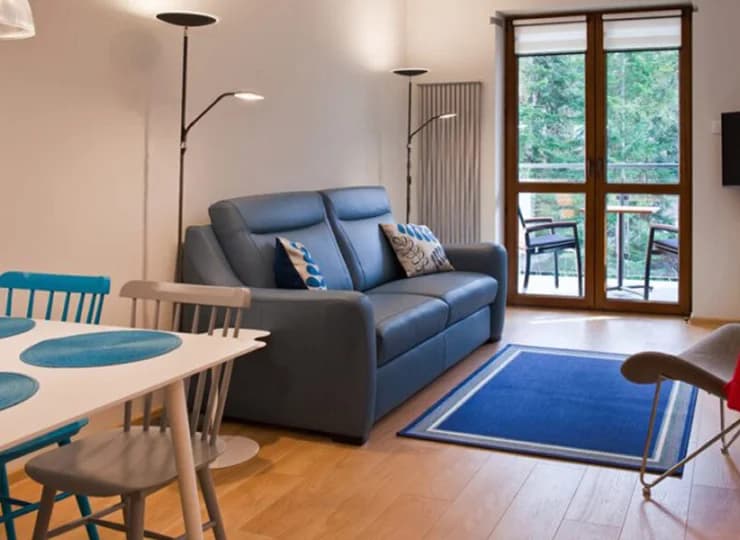 Każdy apartament posiada własny balkon