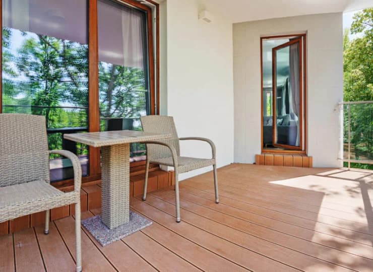 Do każdego mieszkania przynależy przyjemny balkon
