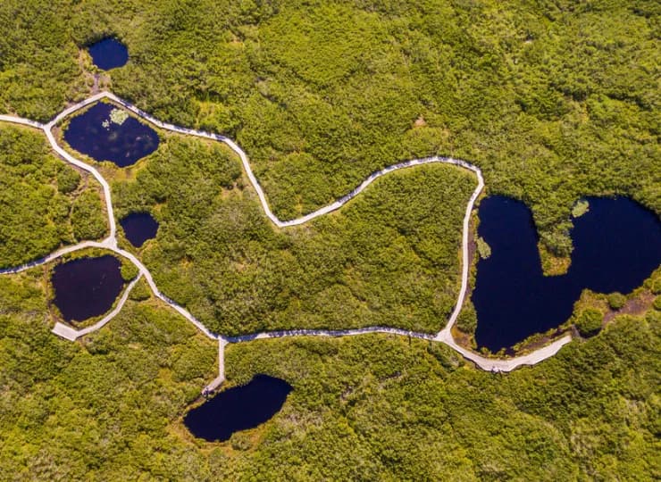 Można dojść np. do Lovrenškich jezior