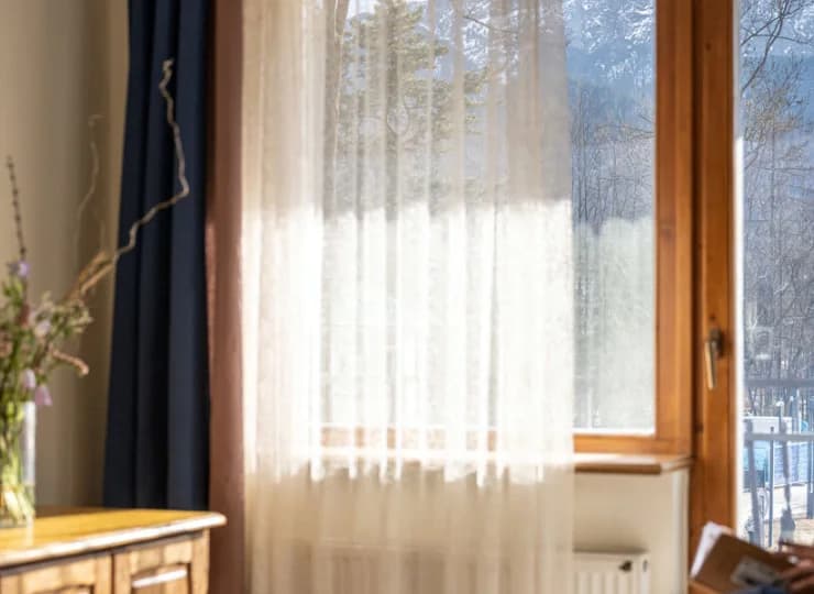 Widok na góry umila pobyt w obiekcie