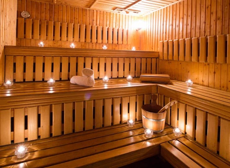 W hotelu jest sauna fińska