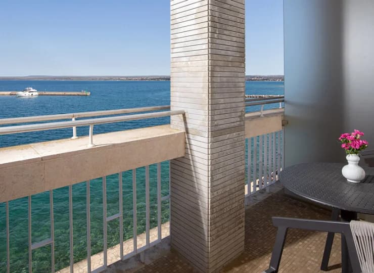 Balkon z widokiem na morze pokoju standard
