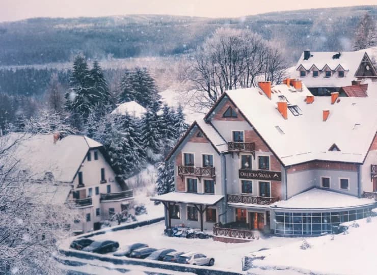 Orlicka Skała to idealne miejsce na ferie zimowe