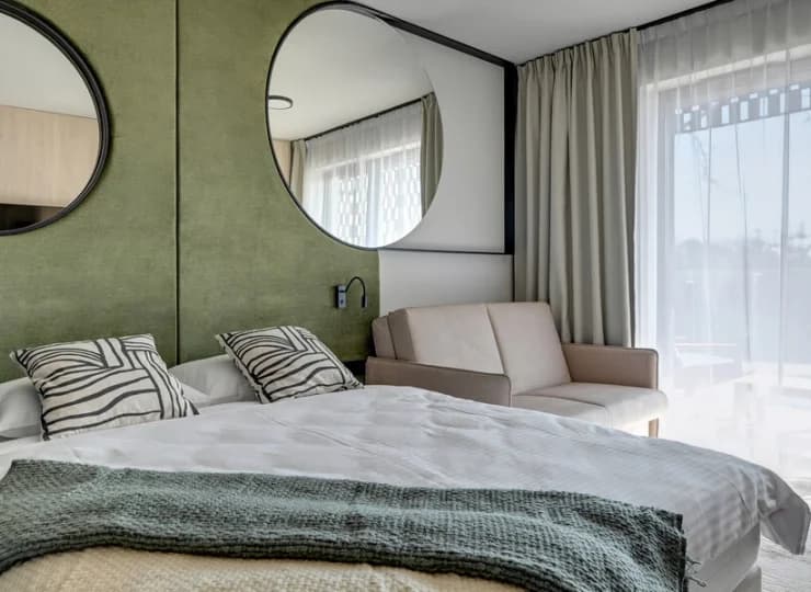 Każdy apartament posiada balkon
