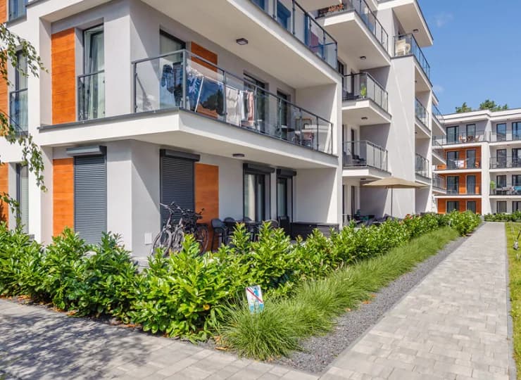 Wygodne apartamenty mieszczą się 450 m od plaży