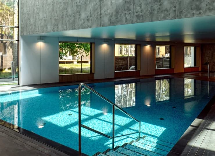 Goście aparthotelu mogą bez ograniczeń korzystać ze strefy wellness