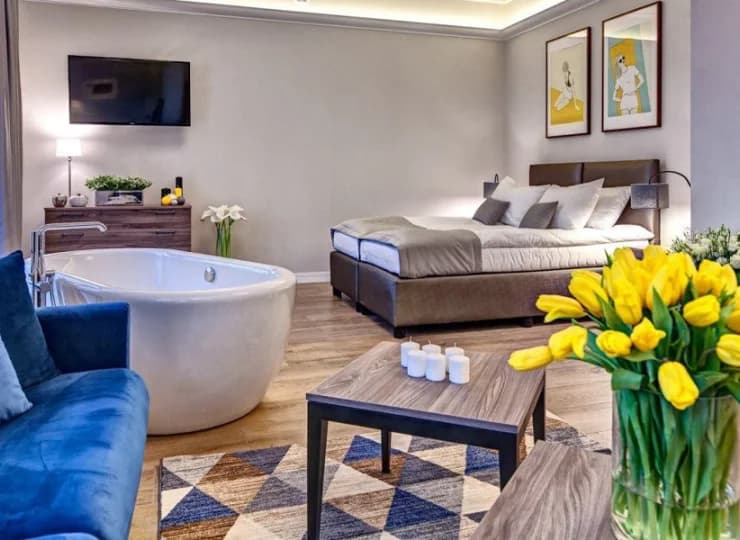 Joyinn Aparthotel*** oferuje zakwaterowanie w luksusowych apartamentach