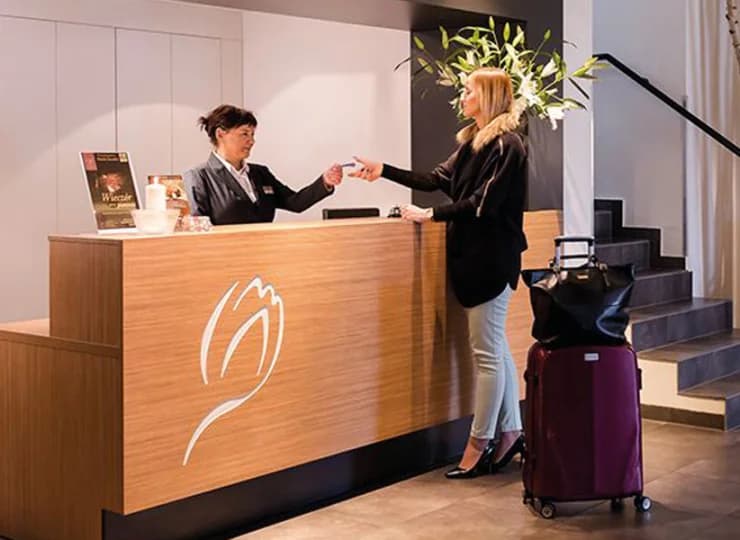 W hotelu goście są ciepło witani od progu