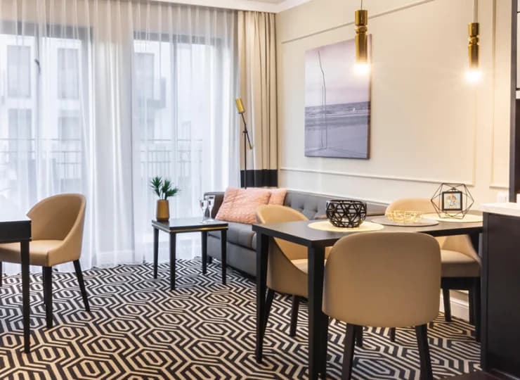 VacationClub – Baltic Park Fort Apartments oferuje apartamenty klasy superior