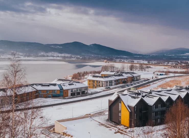 Lake Hill Apartments nad zalewem Sosnówka
