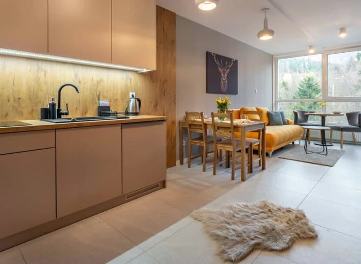 W apartamentowcu Kiczora także znajdują się wygodne apartamenty
