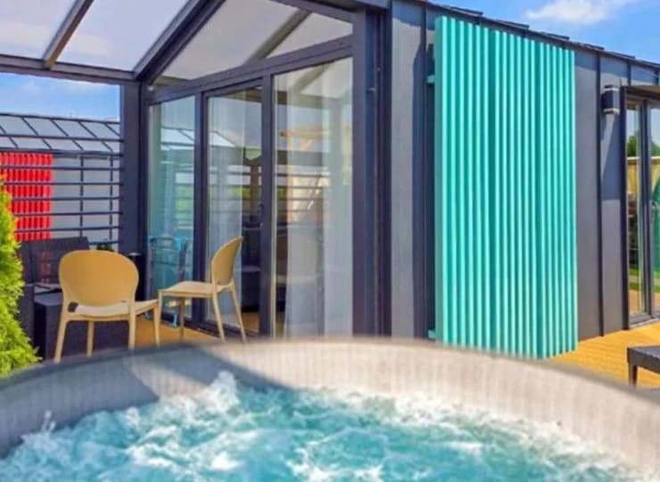 Jacuzzi domku nr 12