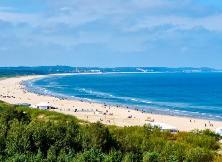 Villa oferuje noclegi zaledwie 300 m od plaży w Świnoujściu