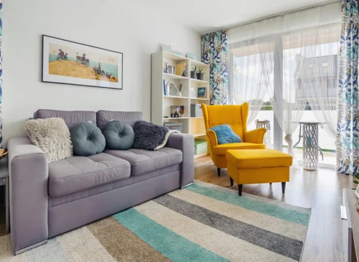 Apartamenty są nowoczesne i gustownie urządzone