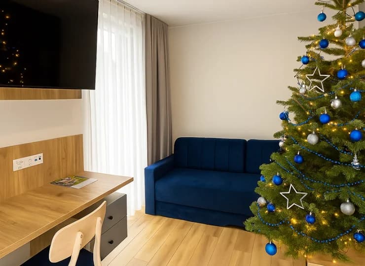 Apartament standard ma powierzchnię 25 m2
