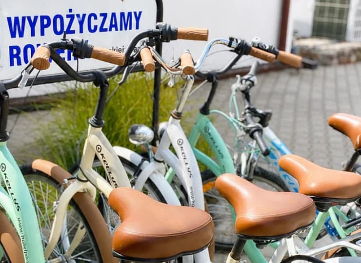Hotel ma wypożyczalnię rowerów