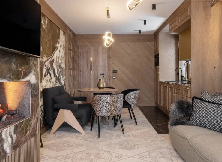 Salon w Apartamencie Budzowy Wierch