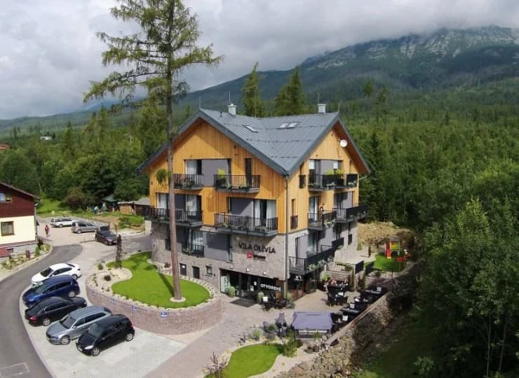 Villa Olivia znajduje się w cenionej turystycznie miejscowości Wysokie Tatry