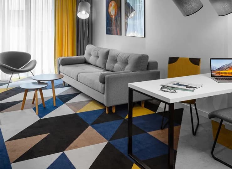 Apartamenty superior składają się z pokoju dziennego i sypialni