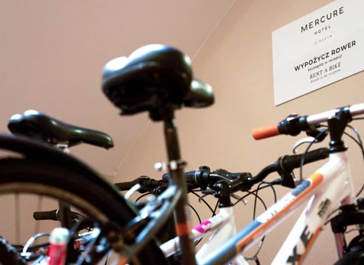 W hotelu Mercure można wypożyczyć rower w Cieszynie