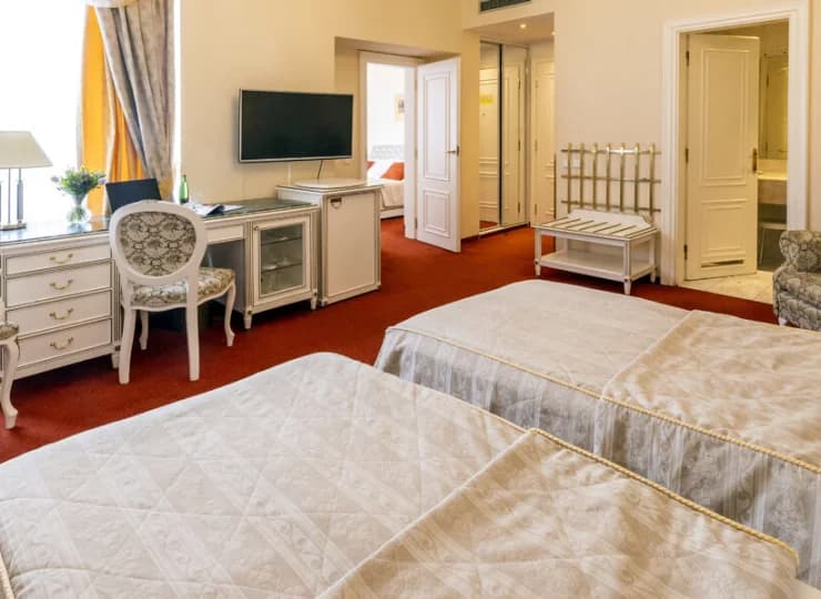 Family room składa się z dwóch podwójnych sypialni