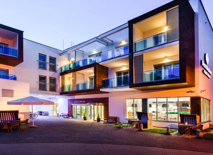 Hotel składa się z kilku połączonych budynków