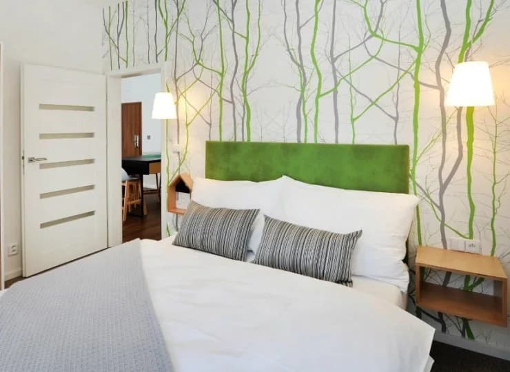 Apartamenty składają się z sypialni i części dziennej