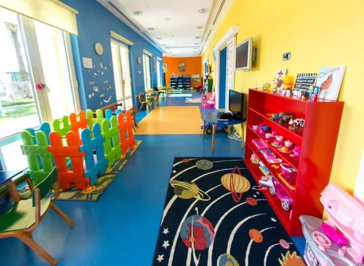 Dla dzieci przygotowano strefę zabaw - Kids World