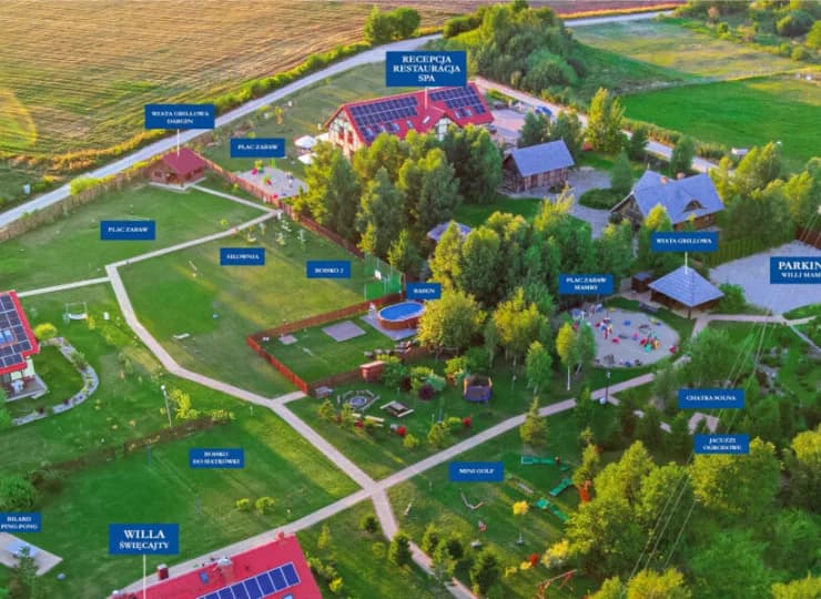 Plan kompleksu Dwa Jeziora