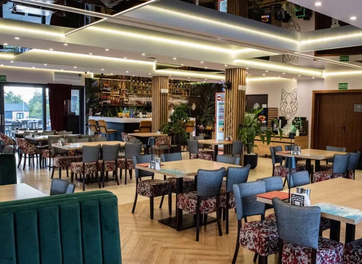 Wnętrze restauracji Stella