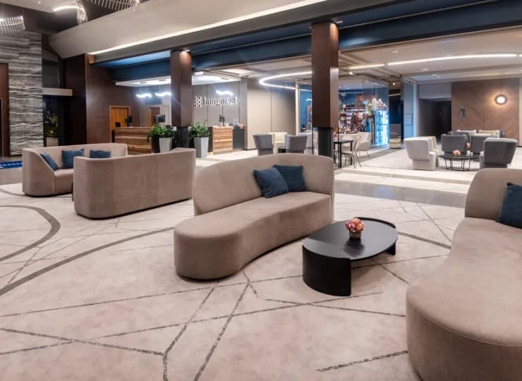 Lobby hotelu jest bardzo wygodne