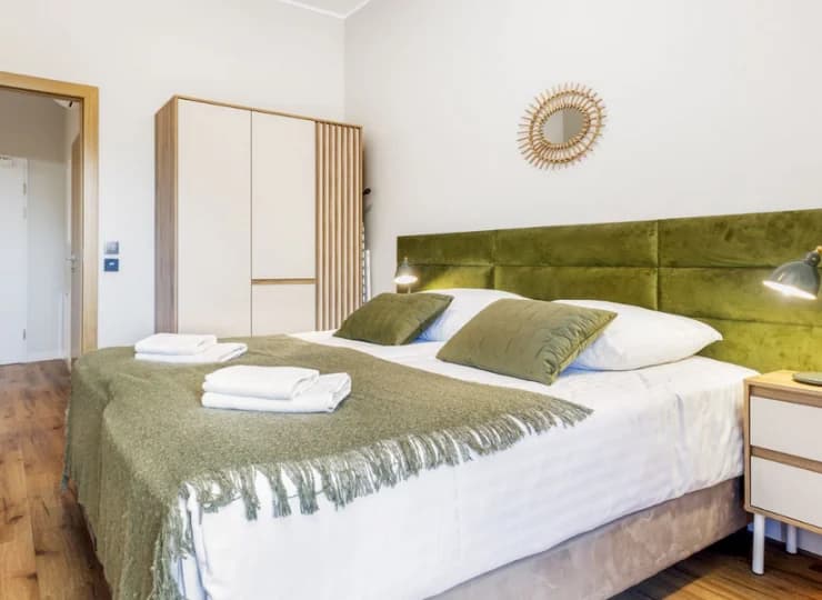 Sypialnia w Apartamencie Komfort Plus A46