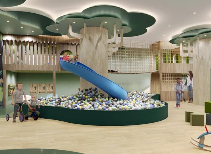 Dla dzieci przygotowano pełen atrakcji 134-metrowy Kids Room Berek i salę gier