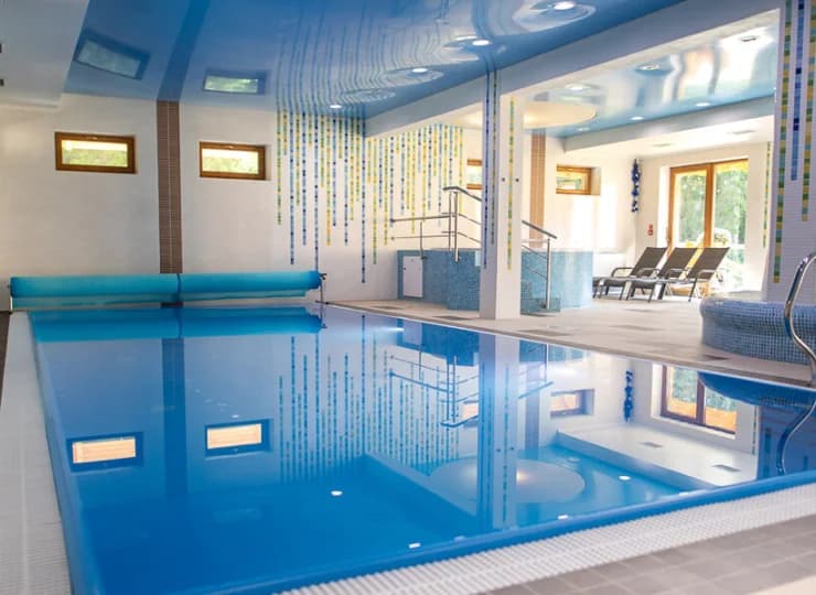 W budynku hotelowym mieści się strefa wellness