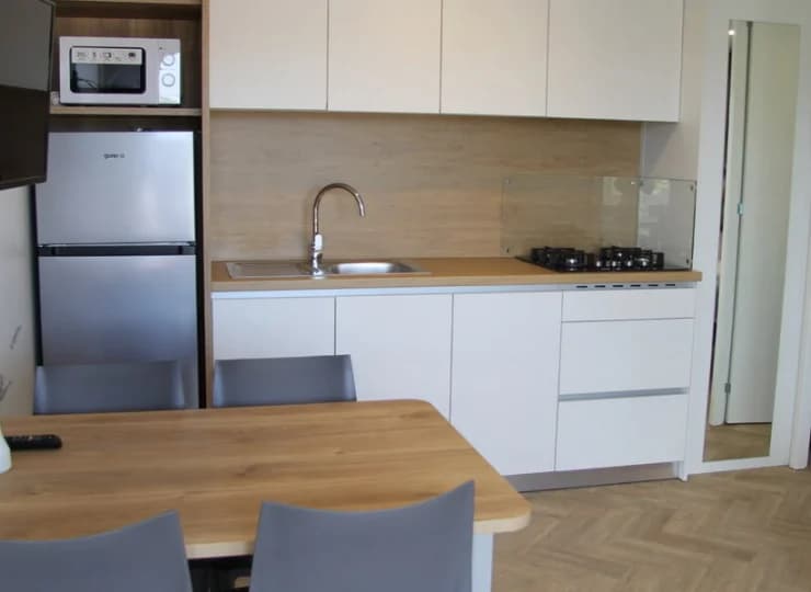 Wnętrze jednego z domków Premium