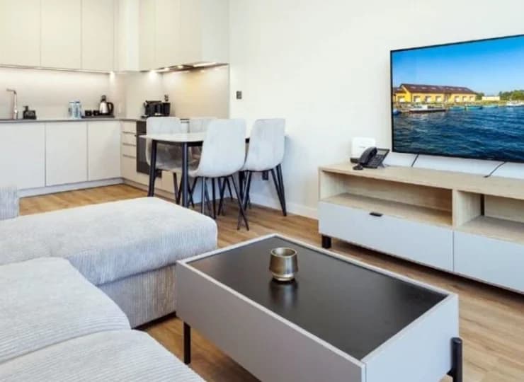 Pokój dzienny apartamentu Komfort A22