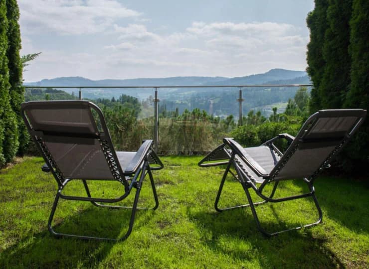 W niektórych apartamentach są też leżaki