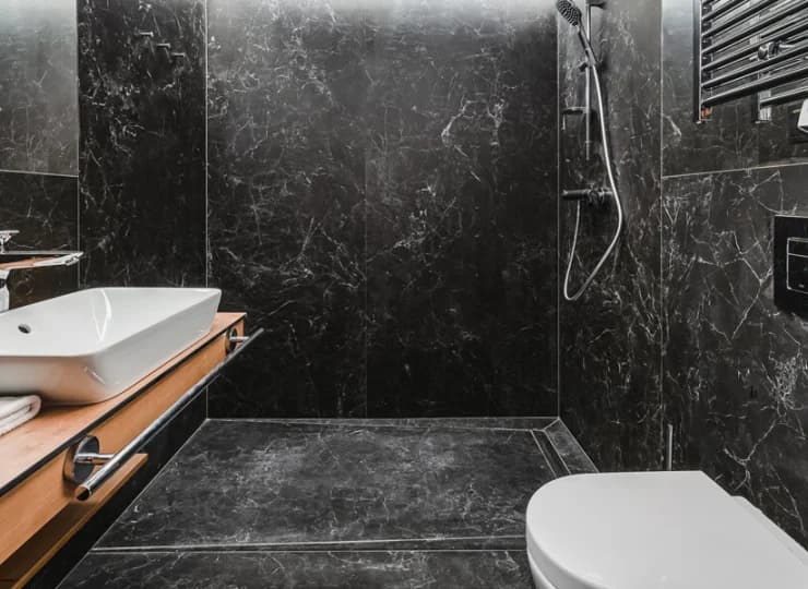 Łazienka pokoju standard plus w obiekcie Residence