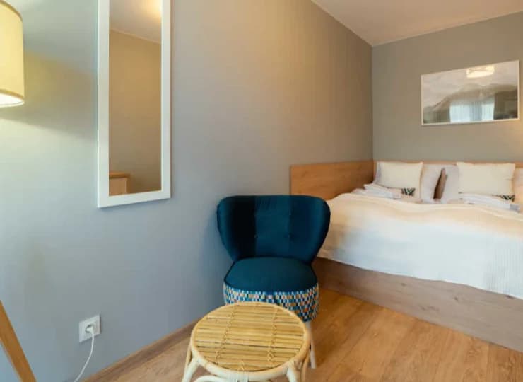 Apartamenty dysponują oddzielną sypialnią