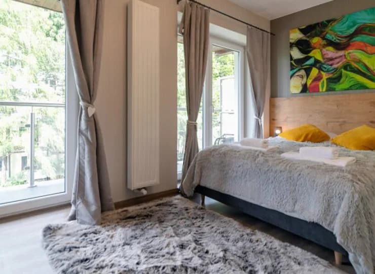 Sypialnia apartamentu D46