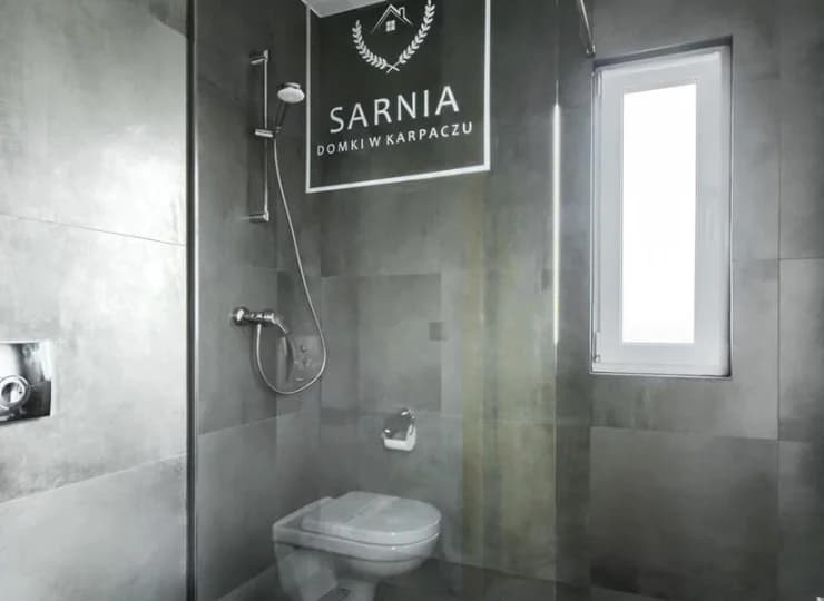 W każdym apartamencie znajduje się nowoczesna łazienka z prysznicem