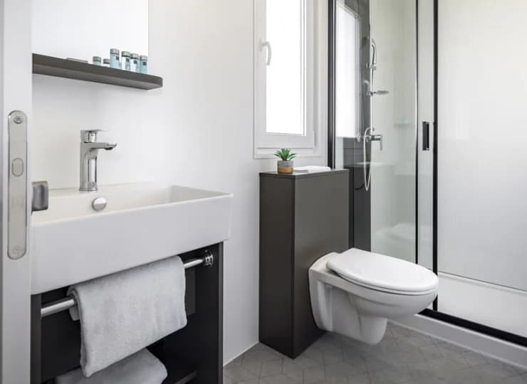Łazienka w domku luxury