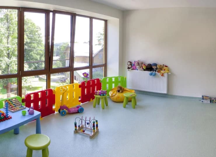 Dla najmłodszych gości przygotowano pokój zabaw