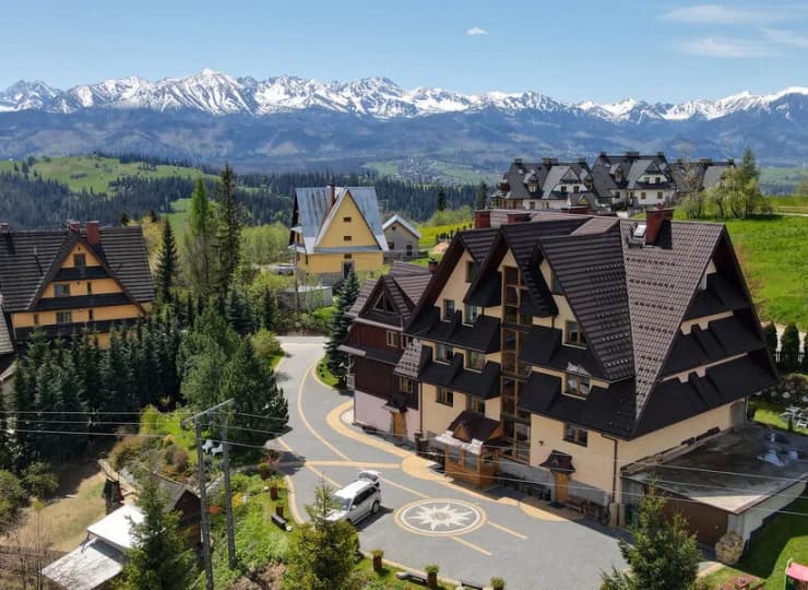 Willa Szarotka to obiekt ze świetnym widokiem na Tatry