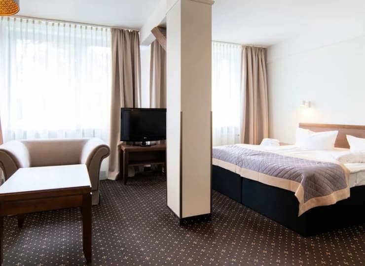Przestronny apartament spełnia oczekiwania nawet najbardziej wymagających gości