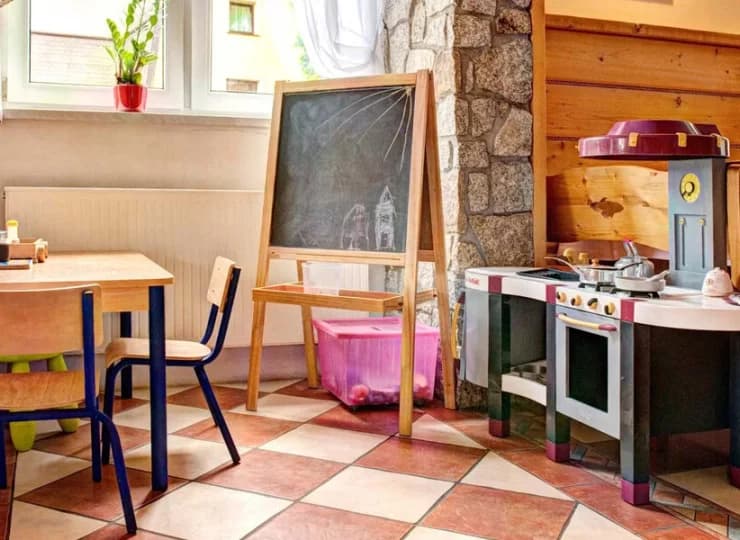 Jest także kącik zabaw w restauracji, dzięki czemu rodzice mogą spokojnie zjeść
