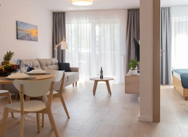 Apartamenty BALTIVIA oferują komfortowy wypoczynek w nowoczesnych wnętrzach