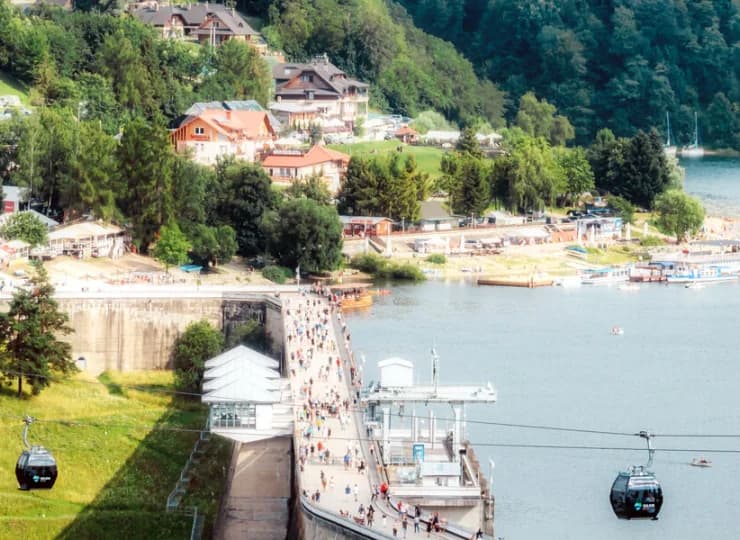 Nową atrakcją Soliny jest widokowa kolejka gondolowa
