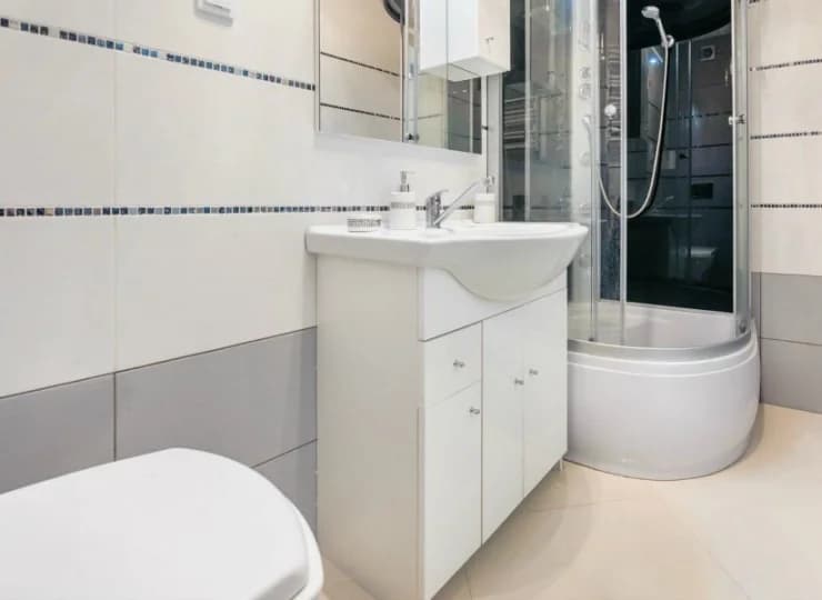 Każdy apartament dysponuje prywatną łazienką